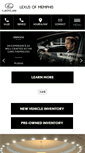 Mobile Screenshot of lexusofmemphis.com
